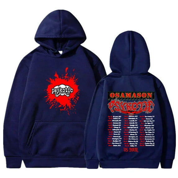 OsamaSon Psykotic Tour 2025 Merch Hoodies HipHop Streetwear Women Men Long Sleeve Sweatshirts