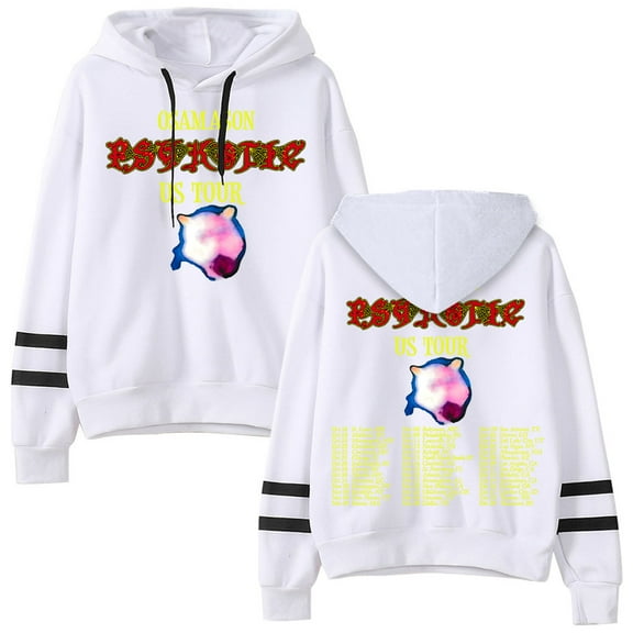 OsamaSon merch 2025 PSYKOTIC TOUR hooded drawstring pocketless  sweatshirt men/women  hip hop concert pullover