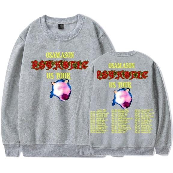 OsamaSon merch 2025 PSYKOTIC TOUR sweater crewneck long sleeve sweatshirt men/women rapper hip hop pullover