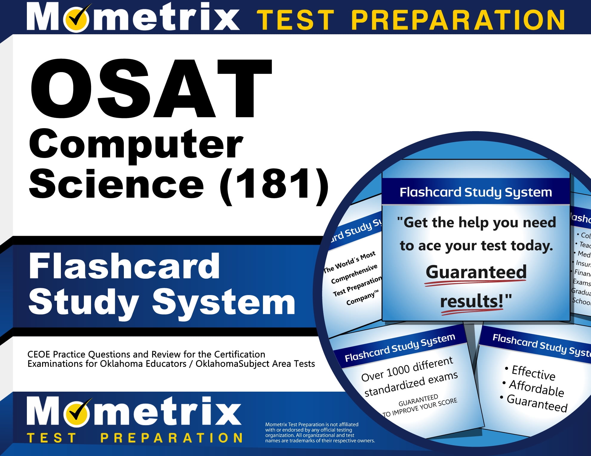 Osat Computer Science (181) Flashcard Study System Ceoe Practice