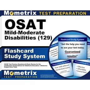 Osat Mild-Moderate Disabilities (129) Flashcard Study System : Ceoe Test Practice Questions & Exam Review (Cards)