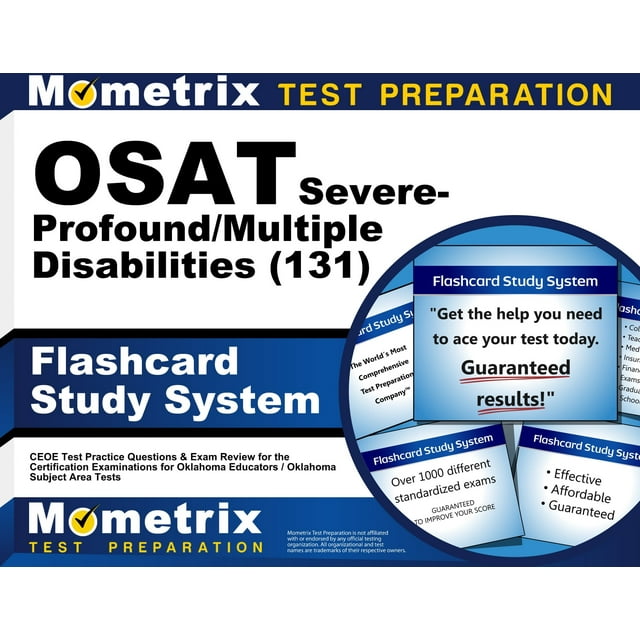 Osat Severe-Profound/Multiple Disabilities (131) Flashcard Study System ...