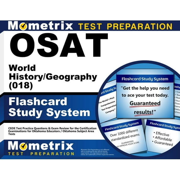 Osat World History/Geography (018) Flashcard Study System : Ceoe Test Practice Questions & Exam Review for the Certification Examinations for Oklahoma Educators / Oklahoma Subject Area Tests (Cards)