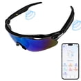 thumbnail image 1 of Osawalla Smart Cycling Glasses with Bluetooth Audio, 5-6H Playtime, Magnetic Charging | Choose Lens (Gray/Night Vision/Coated) for Riding, Skiing, Running | TR90 Frame, IPX5 Sweatproof, 1 of 9