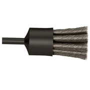 Osborn 3074400 End Brush, 3/4" Dia, Stainless Steel, Knotted Wire