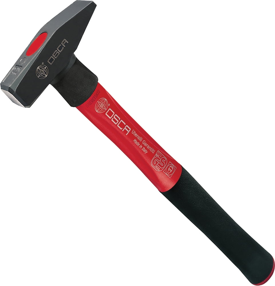 Osca OS21001006 Machinist's Hammer with Forged Safety Collar - 2.2 Lb.