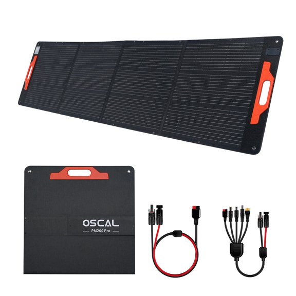 Oscal PM 200W Foldable Solar Panel IP65 Waterproof Portable Solar Panel