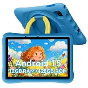 OSCAL Pad 60 Kids Tablet - 10.1" HD+ Eye-Safe, Google Kids Space, Parental Control, 12GB RAM, 10H Battery, Blue