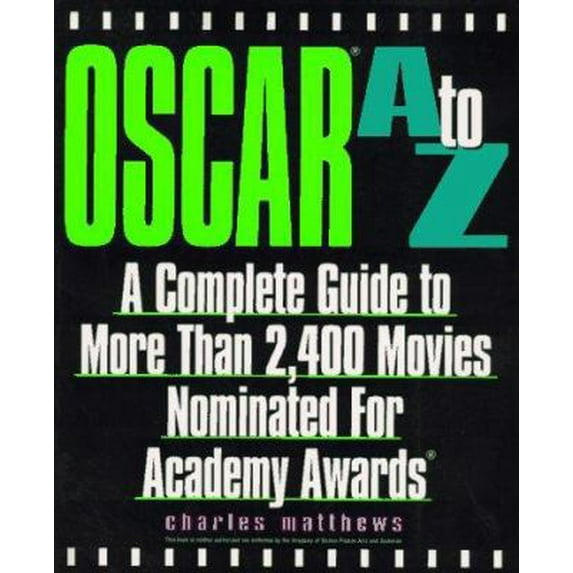 Pre-Owned Oscar A to Z (Paperback) 0385473648 9780385473644