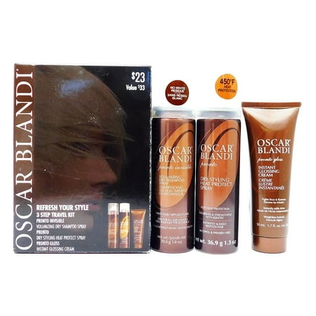 Oscar Blandi Refresh Your Style 3-Step Travel Kit