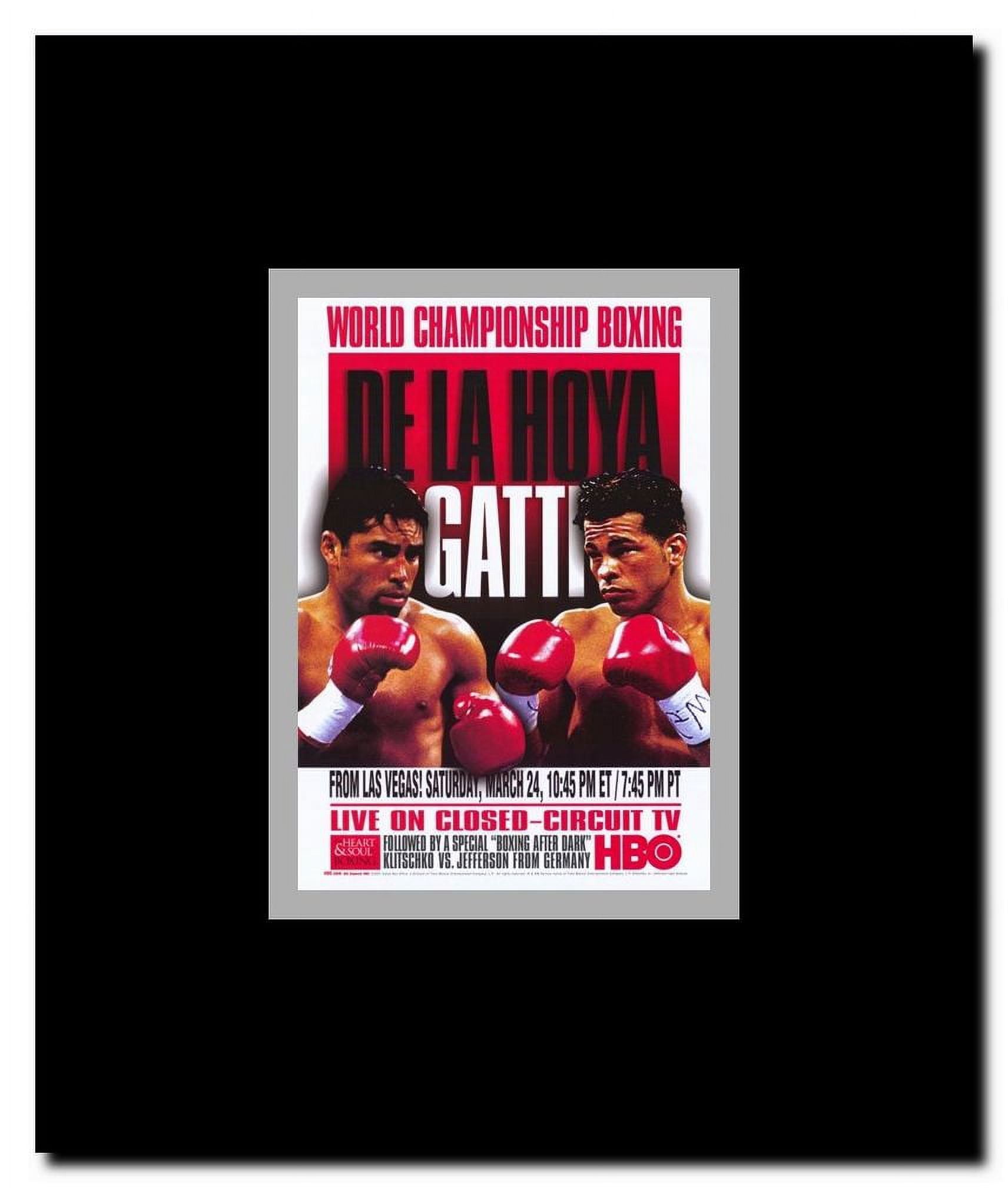 Oscar De La Hoya vs Arturo Gatti Framed Movie Poster