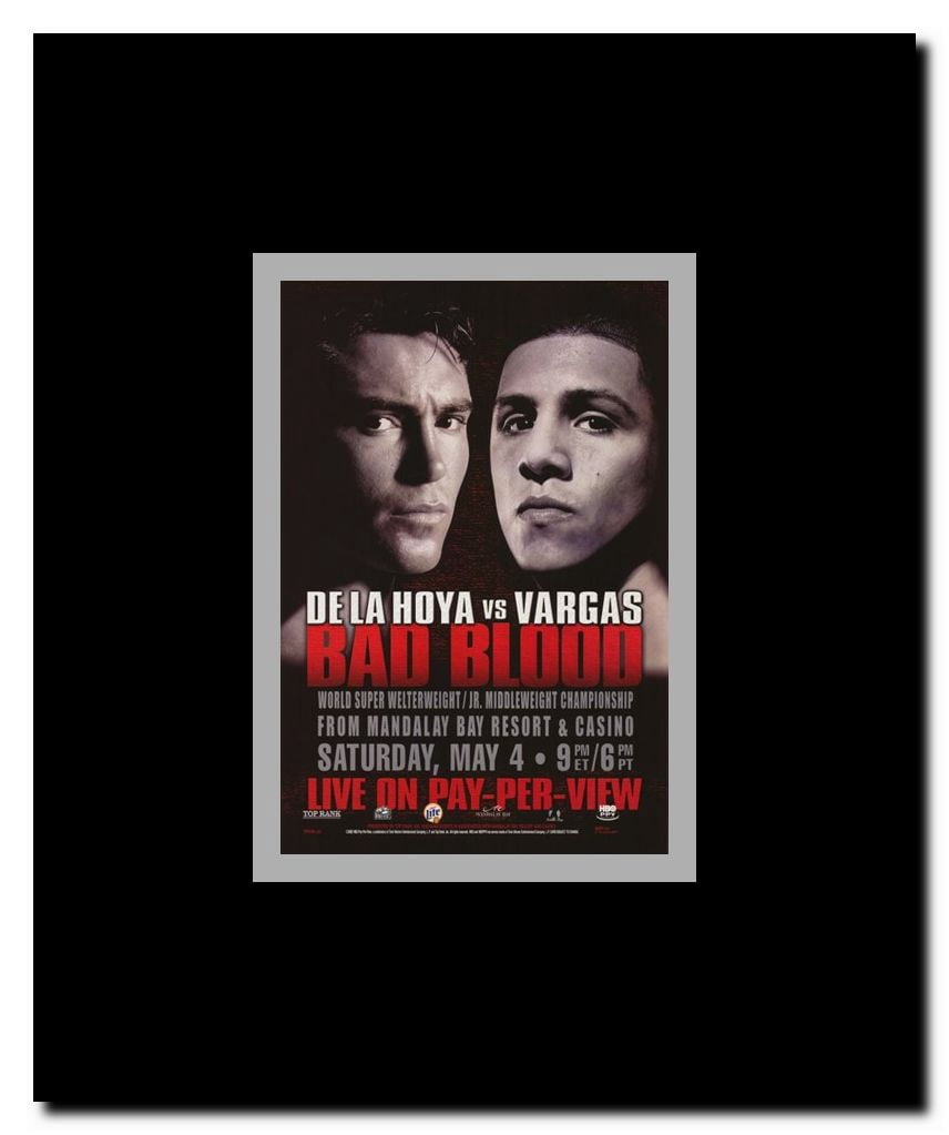Oscar De La Hoya vs. Fernando Vargas Framed Movie Poster