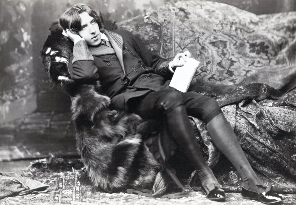 Oscar Fingal Oflahertie Wills Wilde 1854 1900 Irish Novelist Playwright Freemason Wit Photograph By Napoleon Sarony Canvas Art - Ken Welsh Design Pics (17 x 12)