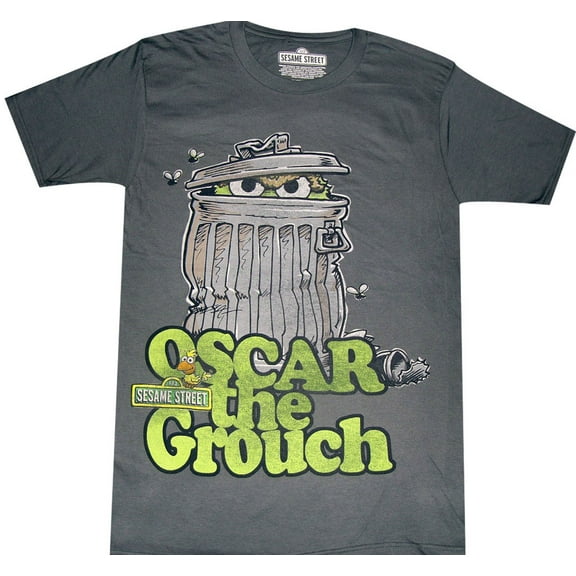 Oscar Grouch Can Adult T-Shirt