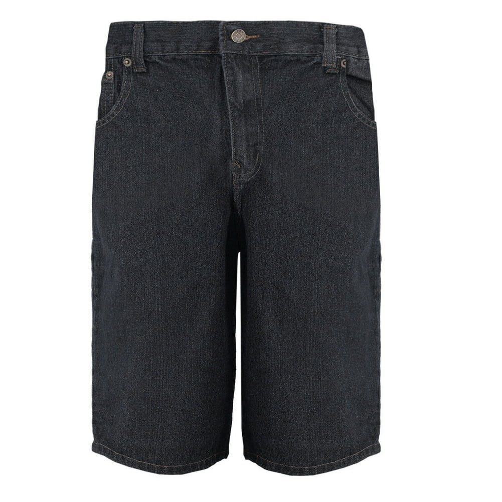 Oscar Jeans Men's Jean Shorts Regular Zip Fly Fit Flat Front