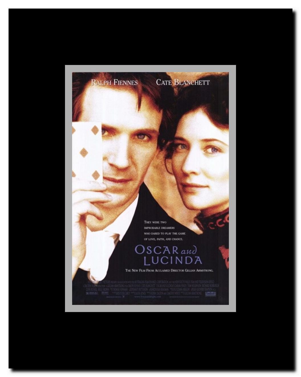 Oscar & Lucinda Framed Movie Poster