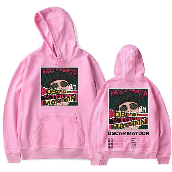 Oscar Maydon Rico o Muerto Tour Hoodie Unisex Classic Sweatshirt Long Sleeve Pullover Stylish Streetwear.