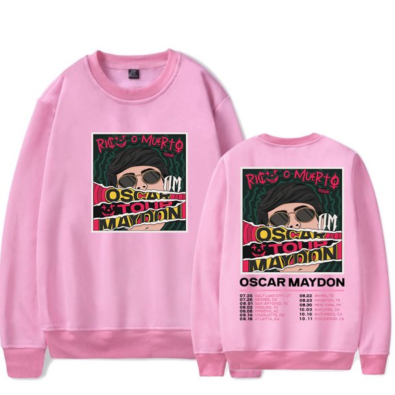 Oscar Maydon Rico o Muerto Tour Sweatshirt Women Man O-neck Long Sleeve 2025 New Fashion Casual Streetwear.
