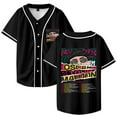 thumbnail image 1 of Oscar Maydon Tour 2025 Merch Baseball Jersey Shirt V-Neck Women Men Short Sleeve Streetwear Clothes, 1 of 2