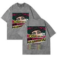 thumbnail image 1 of Oscar Maydon Tour 2025 Washed Cotton Tshirt Vintage Short Sleeve Harajuku Tee Shirt, 1 of 4