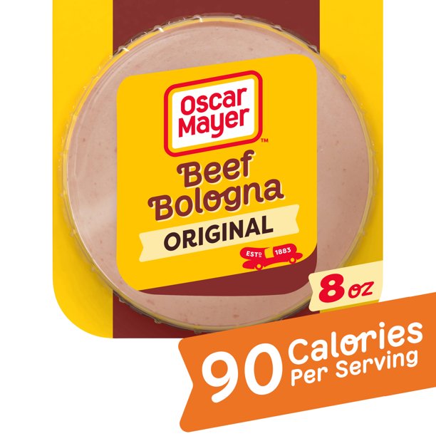 Oscar Mayer Beef Bologna Deli Lunch Meat, 8 oz Package Walmart