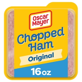 Oscar Mayer Chopped Ham & Water Product Sliced Deli Meat, for Sandwiches and Easy Lunches, 35% of Weight Is Added Ingredients, 3g Protein per Serving, 16 oz