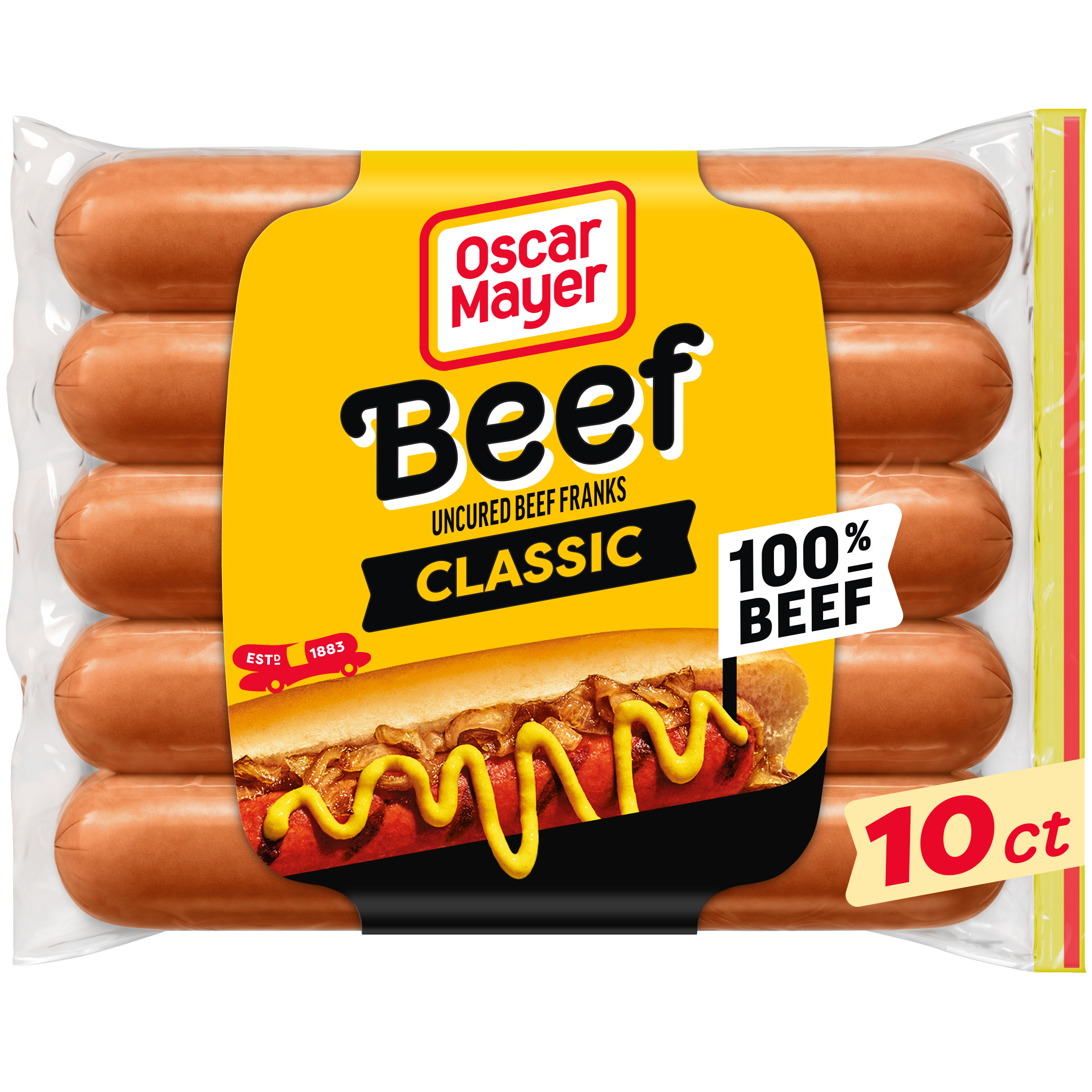 Oscar Mayer Turkey Uncured Franks Hot Dogs, 10 ct. Pack