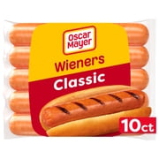 Oscar Mayer Classic Wieners Hot Dogs, 10 Count Pack