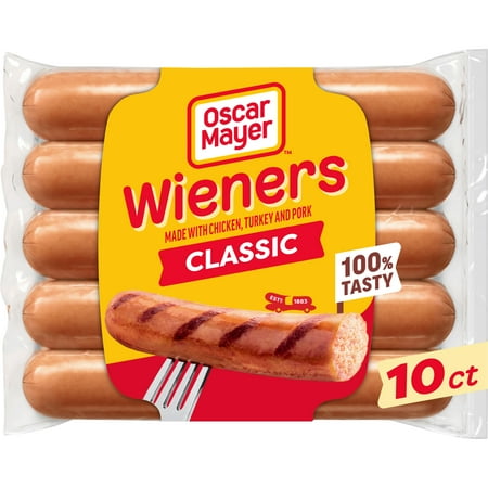 product image of Oscar Mayer Classic Wieners Hot Dogs, 10 ct Pack