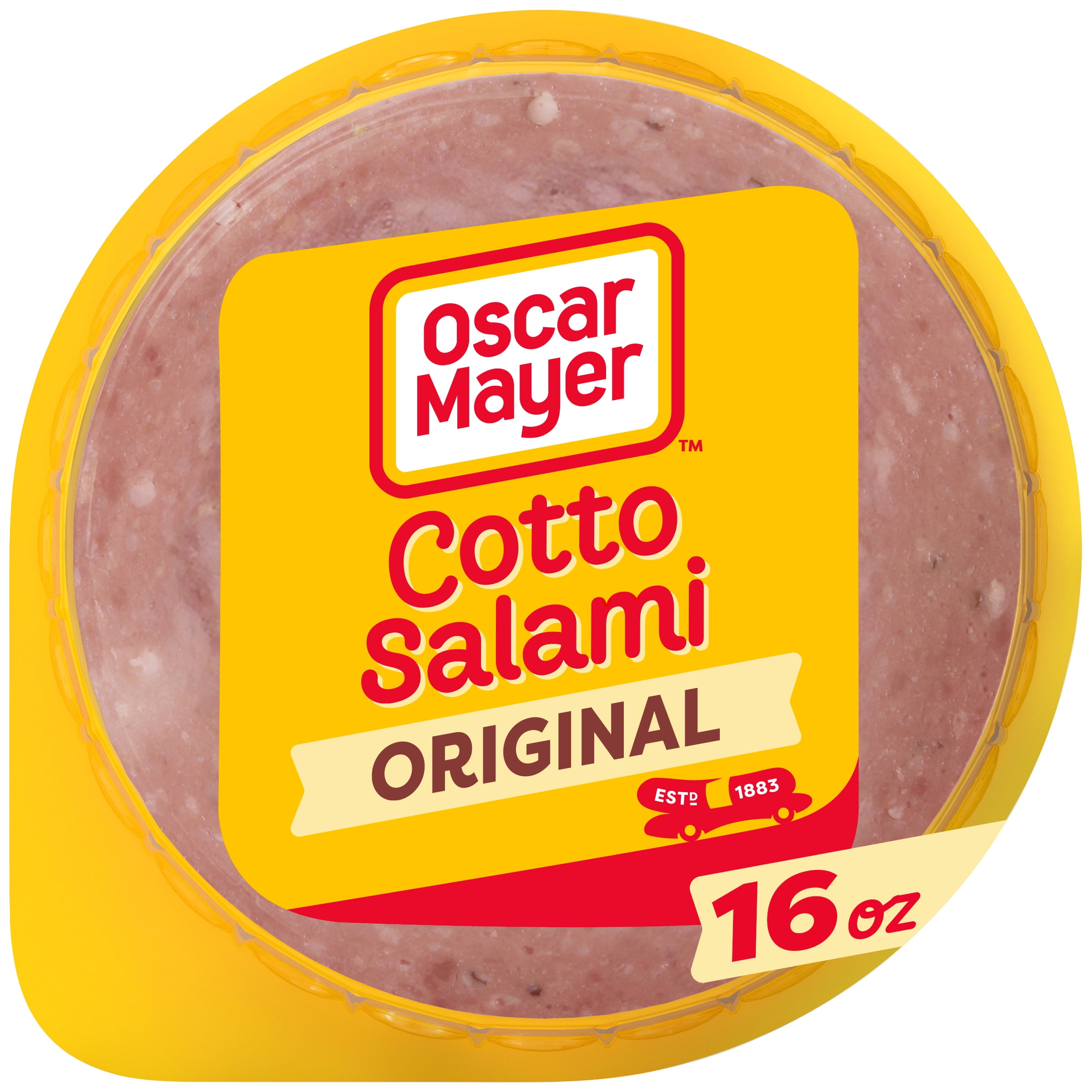 Oscar Mayer Cotto Salami Deli Lunch Meat, 16 oz Plastic Package ...