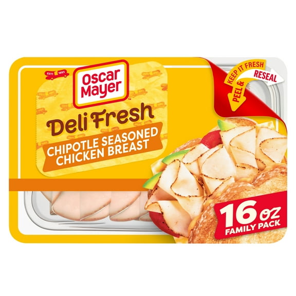Oscar Mayer Deli Fresh Chipotle Seasoned Chicken Breast, 16 oz Family Pack