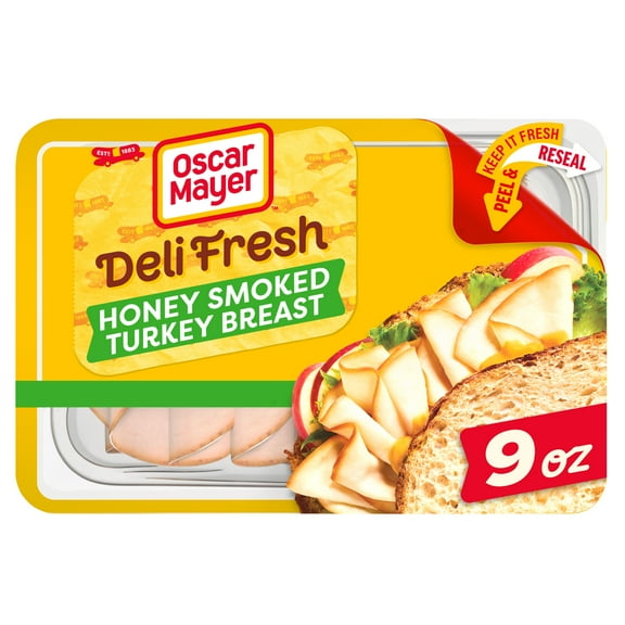 Oscar Mayer Deli Fresh Honey Smoked Turkey Breast, 9 oz Pack