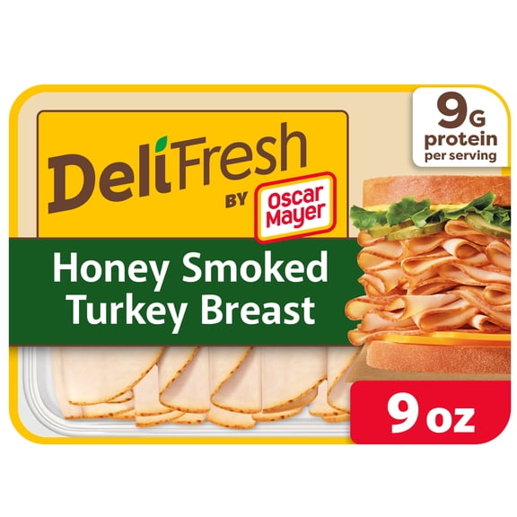 Oscar Mayer Deli Fresh Honey Smoked Turkey Breast, 9 oz Pack