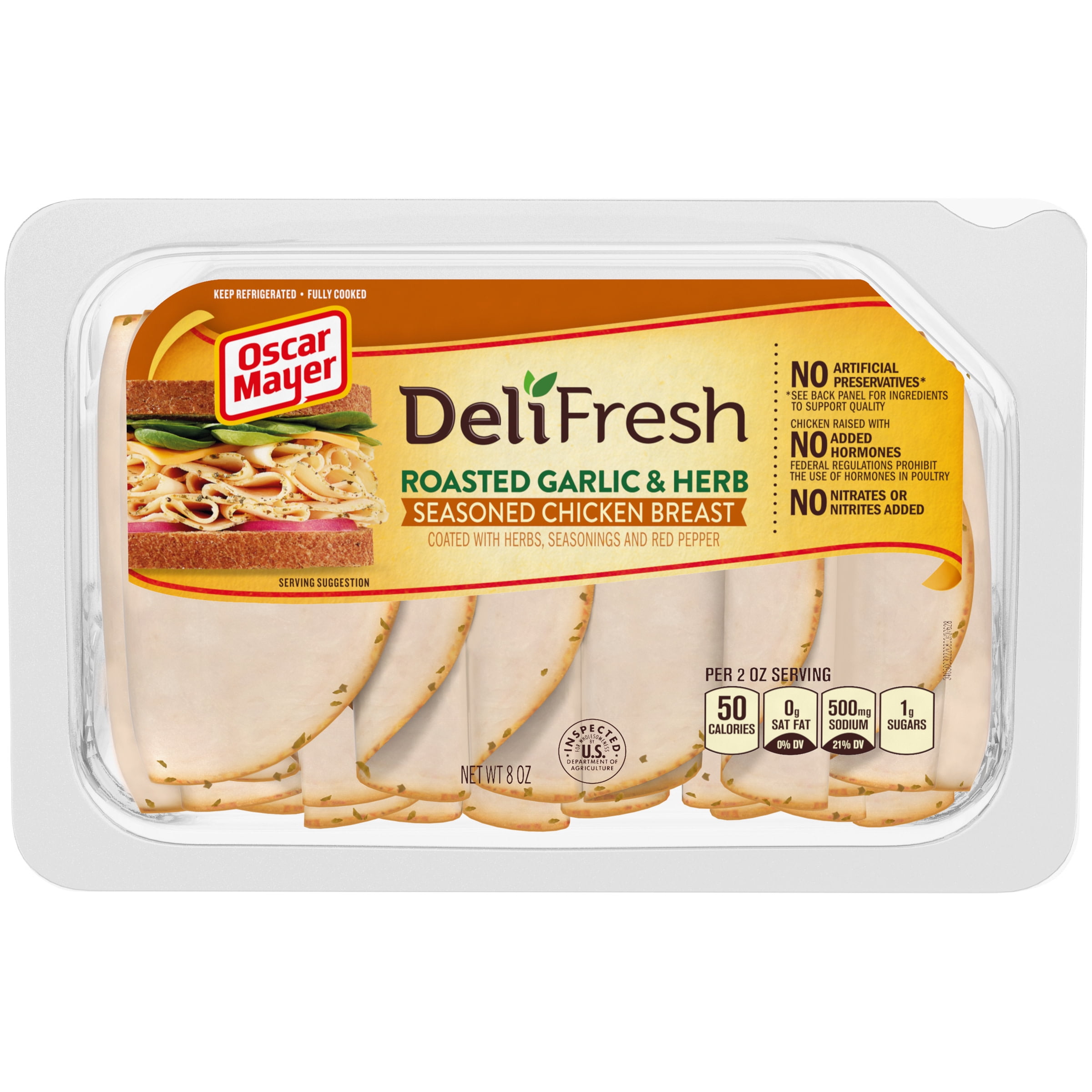 Oscar Mayer Deli Fresh Roasted Garlic & Herb Seasoned Chicken Breast