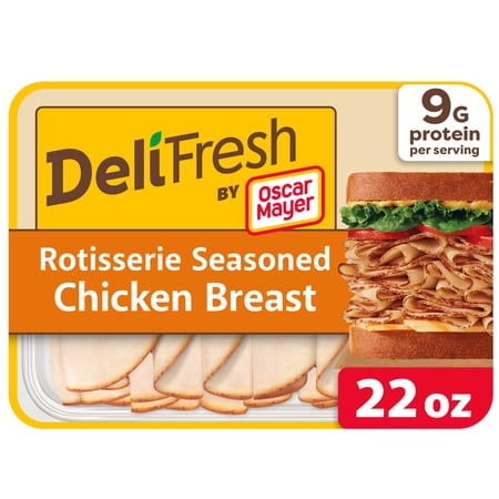 Oscar Mayer Deli Fresh Rotisserie Seasoned Chicken Breast, 22 oz Mega Pack