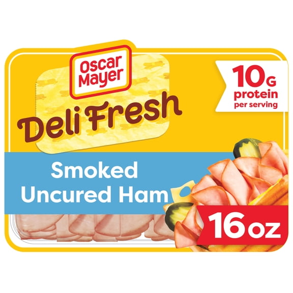 Oscar Mayer Deli Fresh Smoked Uncured Ham, 16 oz Family Pack