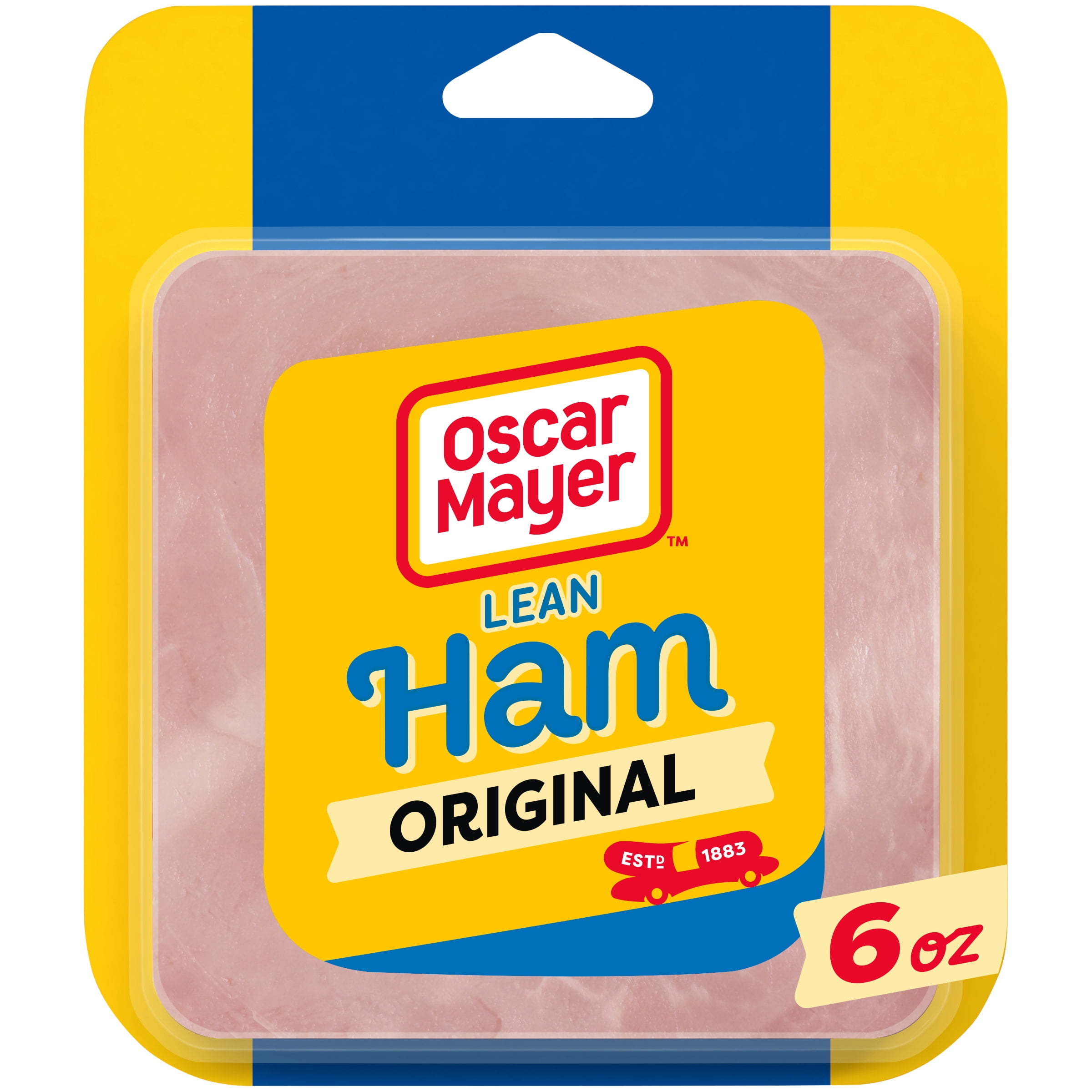 Oscar Mayer Lean Cooked Ham Sliced Lunch Meat with Water Added, 6 oz