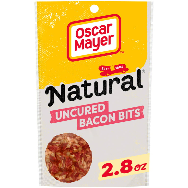 Oscar Mayer Natural Selects Ready to Serve Real Uncured Bacon Bits, 2.8 oz  Bag, 0.5-1 cup