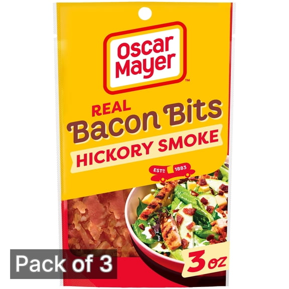 Oscar Mayer Real Bacon Bits 3 oz Bag (Pack of 3)