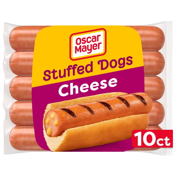 Oscar Mayer Stuffed Cheese Hot Dogs, 10 Count Pack