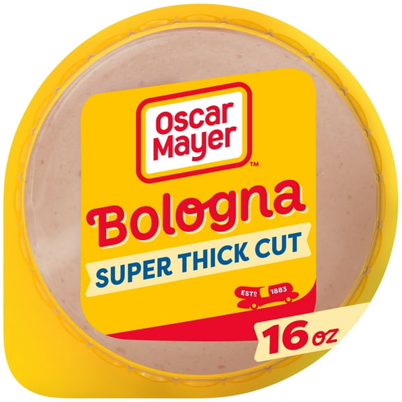 Oscar Mayer Super Thick Cut Bologna Sliced Lunch Meat, 16 oz. Pack
