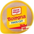 thumbnail image 1 of Oscar Mayer Thick Cut Bologna Made with Chicken & Pork, Beef added Sliced Lunch Meat, 16 oz. Pack, 1 of 14
