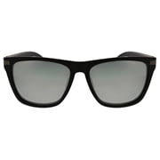 Oscar Men's Square Polarized Prescription Sunglasses Matte Black with Case