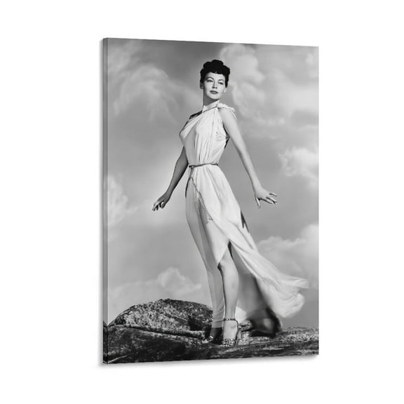 Oscar Nominated Actors Ever Ava Gardner Sexy Poster Artworks Canvas Poster Room Aesthetic Wall Art Prints Home Modern Decor Gifts 12x18inch(30x45cm)