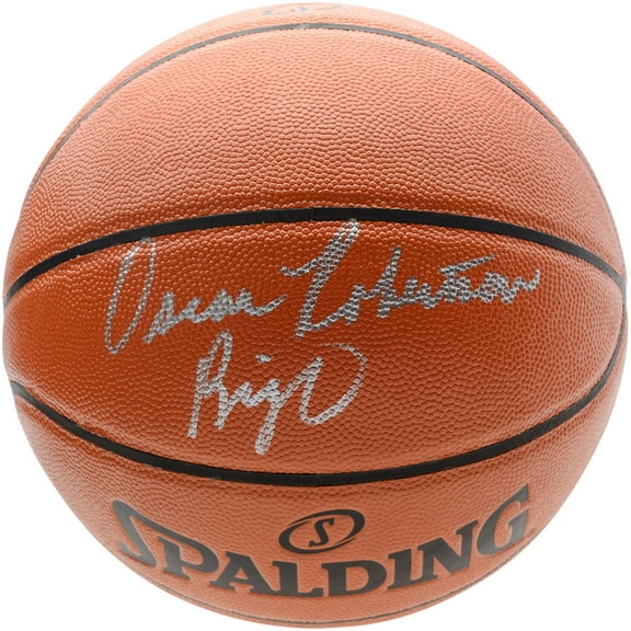 Oscar Robertson Milwaukee Bucks Autographed Spalding Indoor/Outdoor Basketball with "Big O" Inscription - Fanatics Authentic Certified