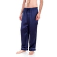 thumbnail image 1 of Oscar Rossa Men's Silk Sleepwear 100% Silk Pajama Pants, 1 of 10