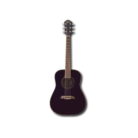 Oscar Schmidt 0.2 in. Dreadnought Acoustic Guitar, Black
