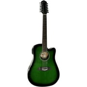Oscar Schmidt 6 OD312 12-String Acoustic Electric Guitar