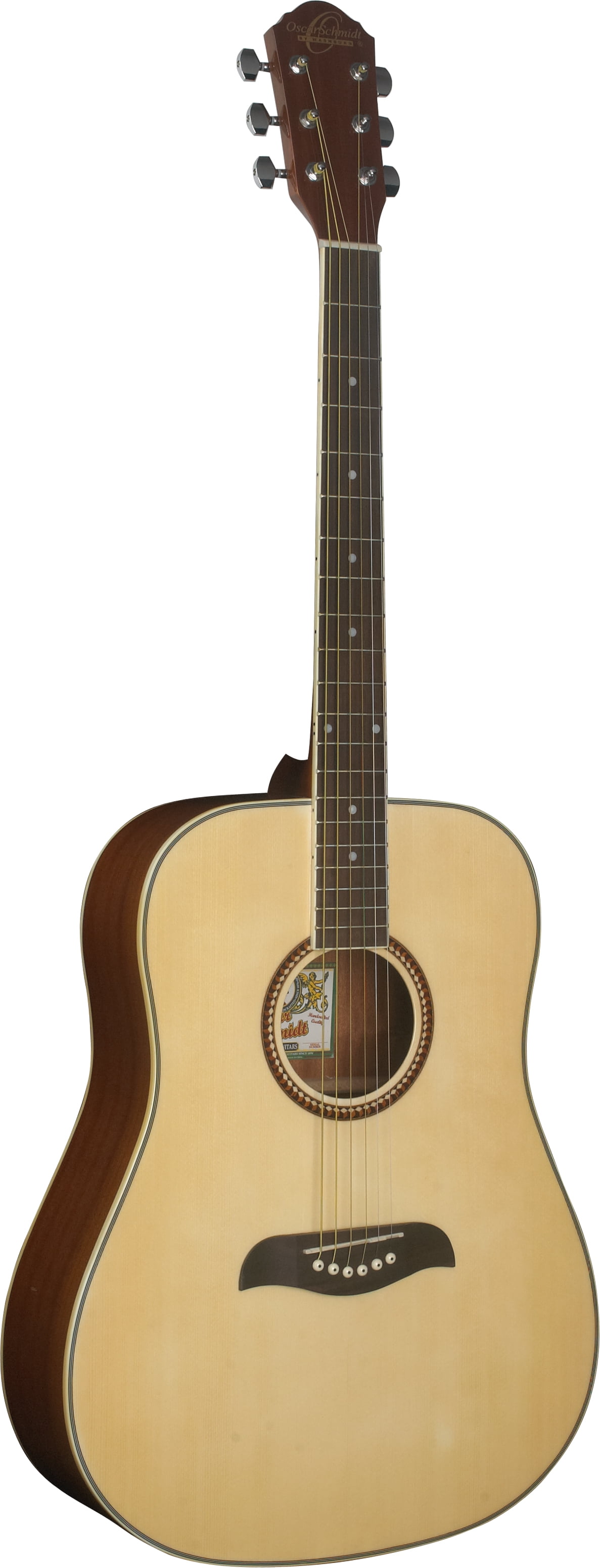 Oscar Schmidt Acoustic Dreadnought Guitar. Natural