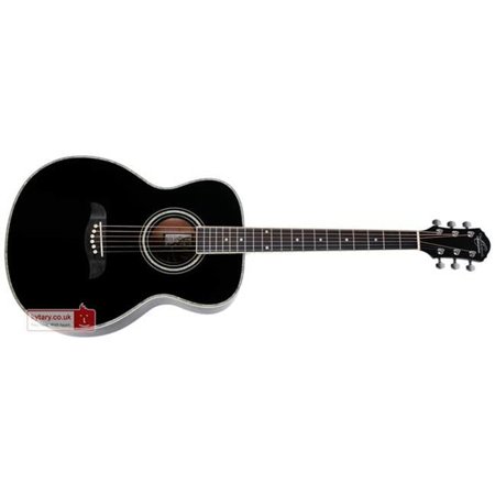 Oscar Schmidt Acoustic Folk Guitar - Black
